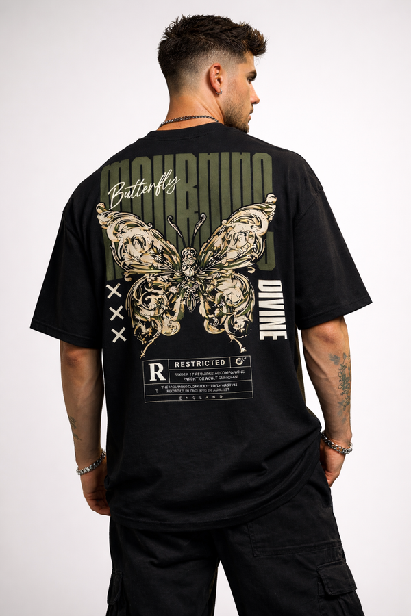 Black.  Mourning Butterfly