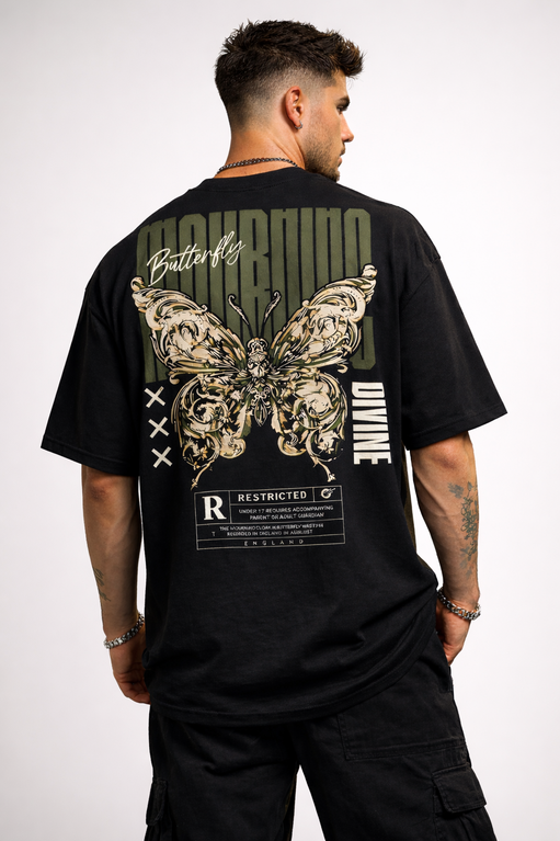 Black.  Mourning Butterfly