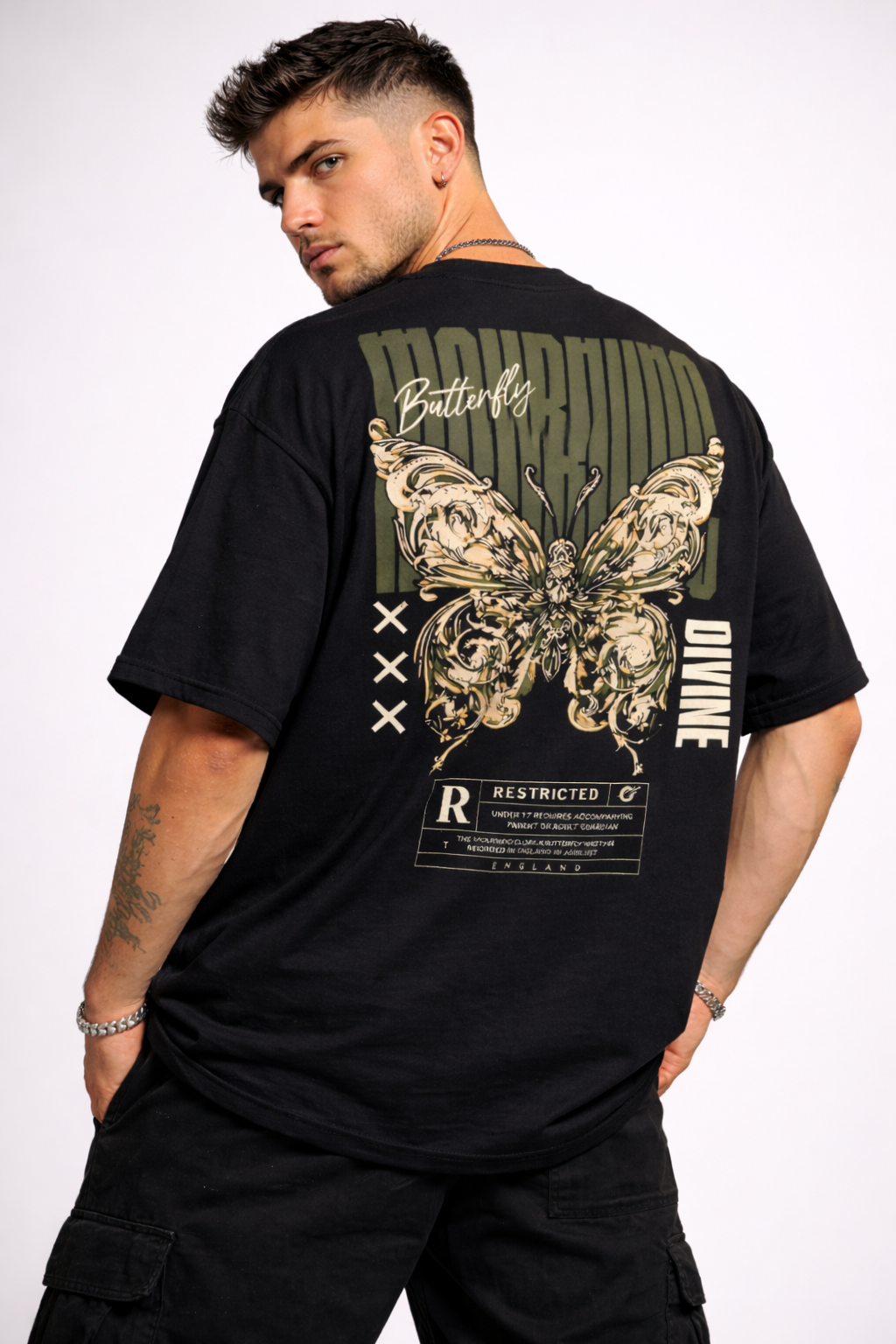 Black.  Mourning Butterfly