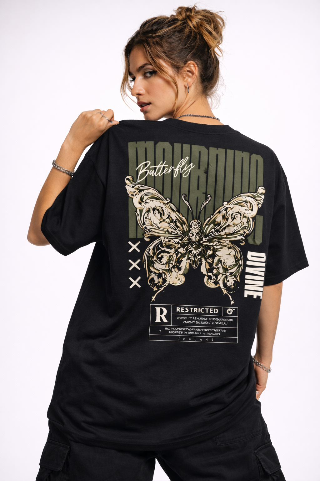 Black.  Mourning Butterfly