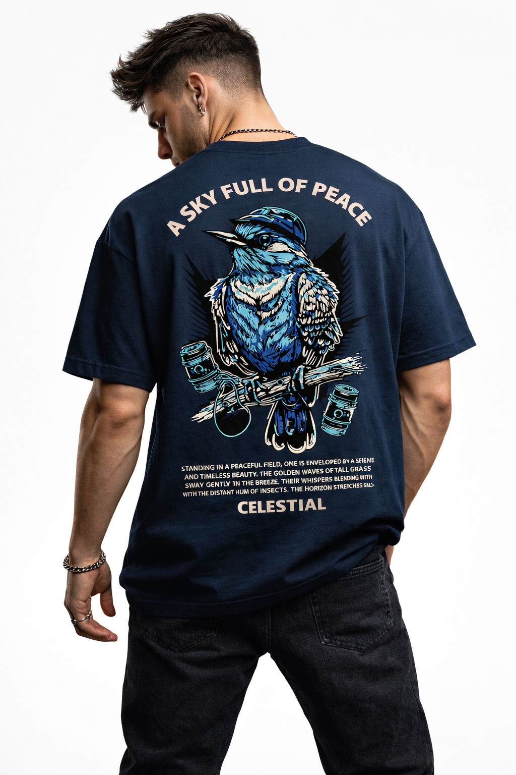 Blue. Sky Full Of Peace