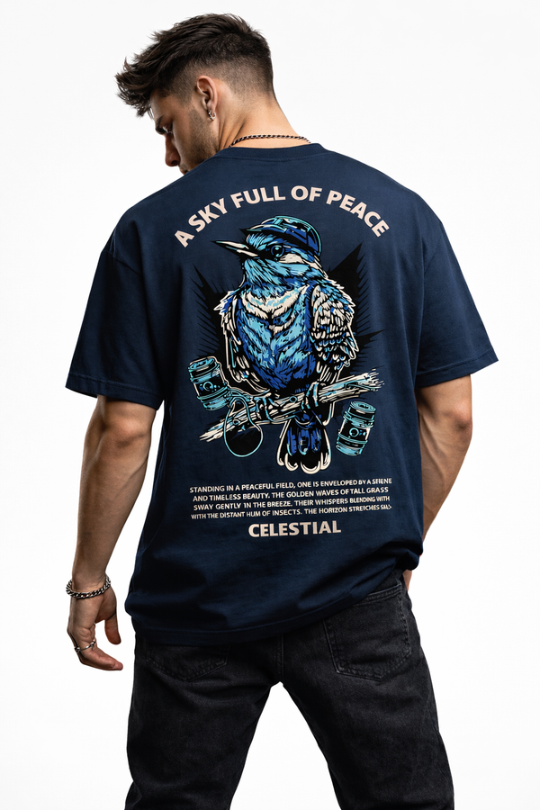 Blue. Sky Full Of Peace