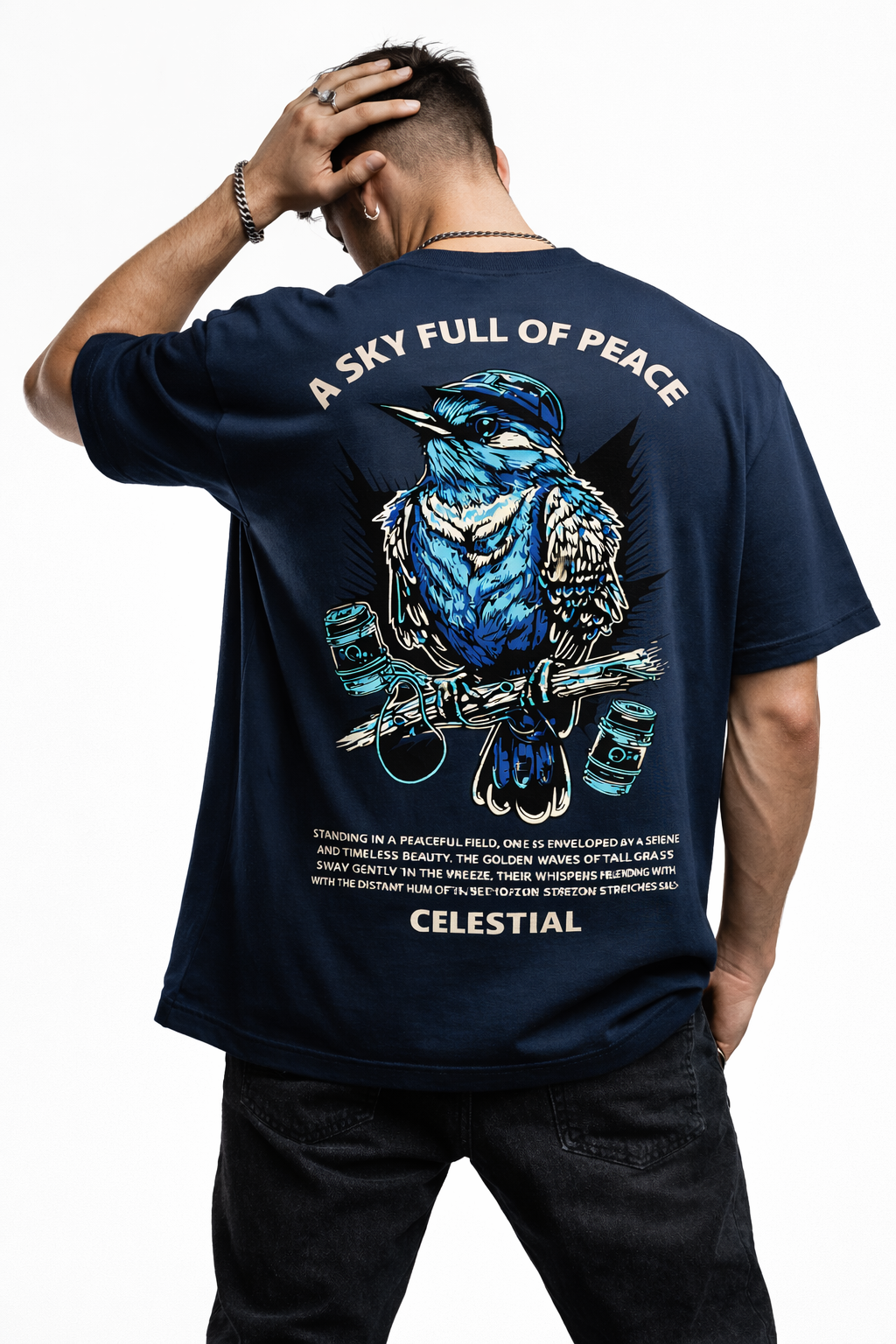 Blue. Sky Full Of Peace