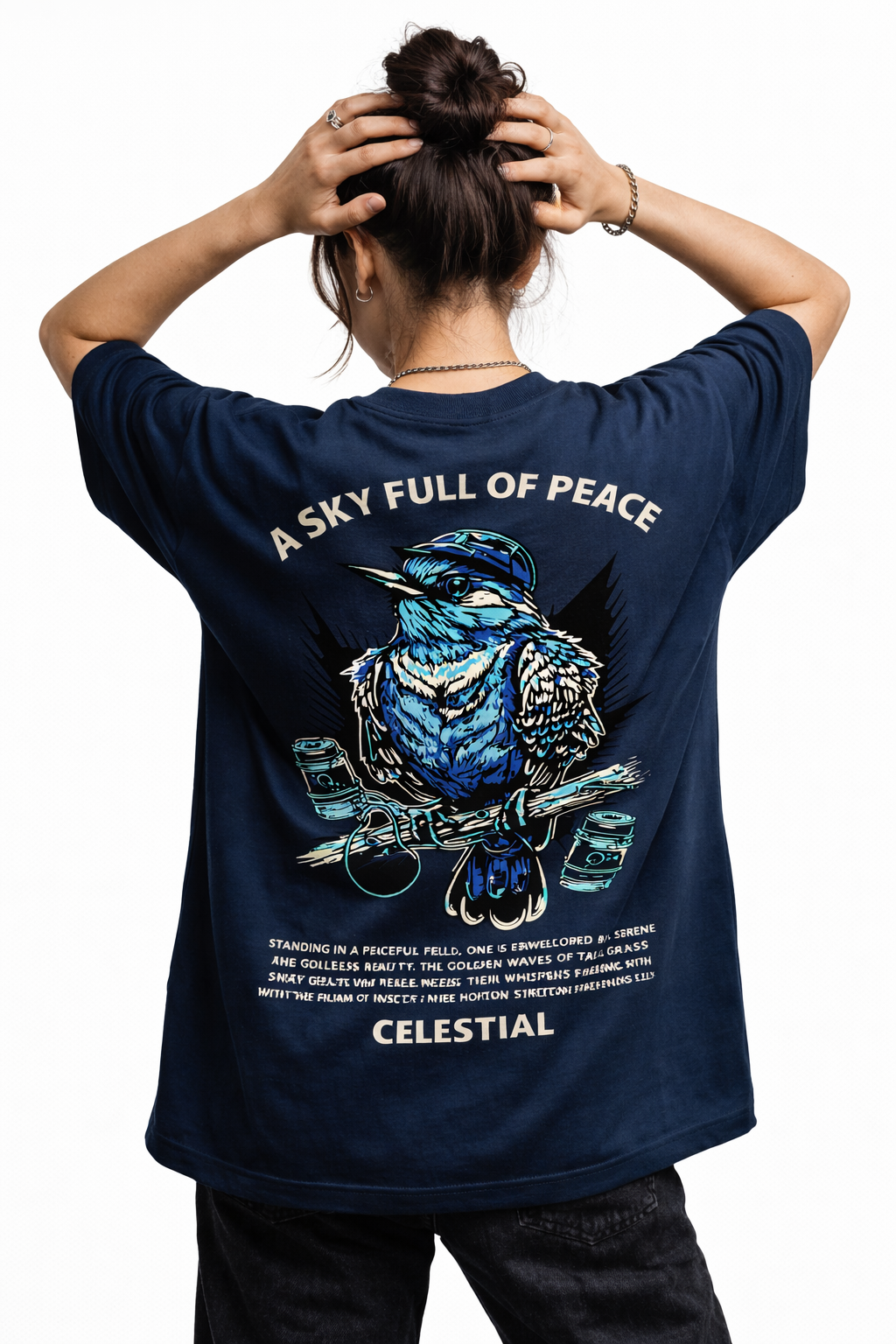 Blue. Sky Full Of Peace