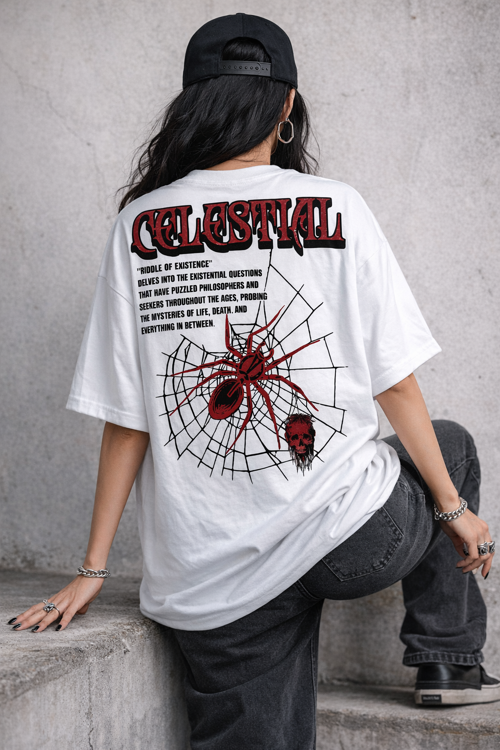 White. Celestial Spider
