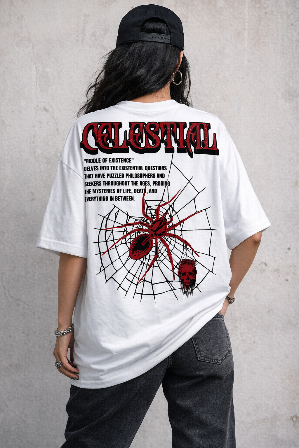White. Celestial Spider