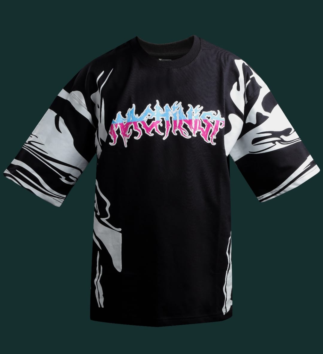 MACHINIST Oversized T-Shirt – Black